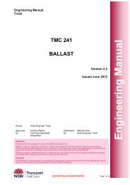 Ballast - RailCorp Engineering Internet