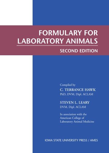 formulary for laboratory animals second edition