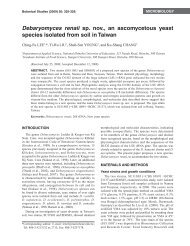 Debaryomyces renaii sp. nov., an ascomycetous yeast species ...