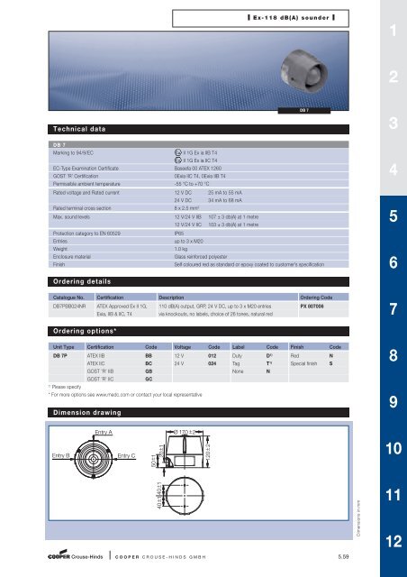 Explosion Protected Products - Cooper Crouse-Hinds