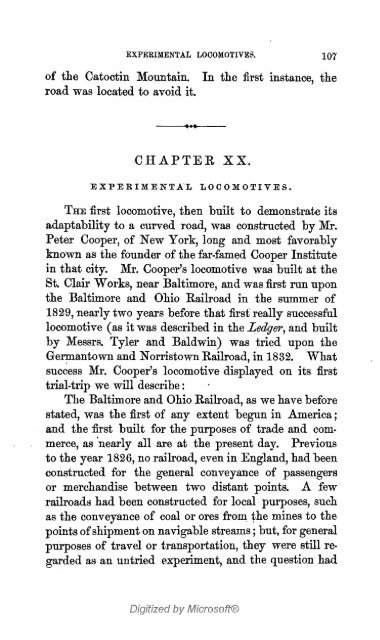 The history of the first locomotives in America. From original ...