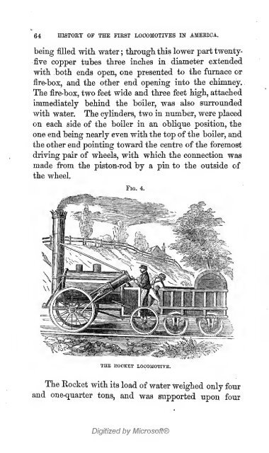 The history of the first locomotives in America. From original ...