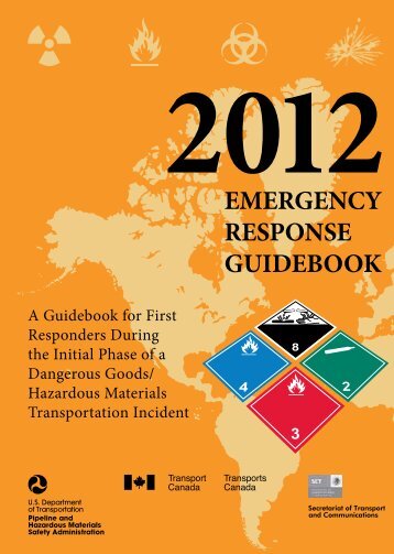 EMERGENCY RESPONSE GUIDEBOOK - PHMSA