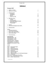 Årsrapport hovuddel 2009 - Klepp kommune