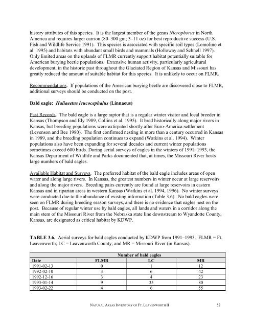 A Natural Areas Inventory of the - Kansas Natural Heritage Inventory ...