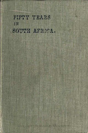 Fifty Years in South Africa