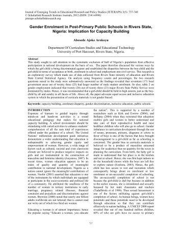 Download article - Journal of Emerging Trends in Educational ...