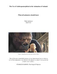 The Use of Anthropomorphism in the Animation of Animals What all ...