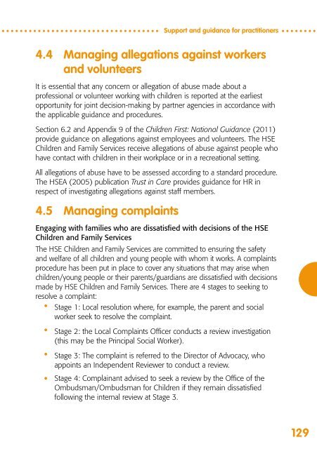 Child Protection and Welfare Practice Handbook - Health Service ...