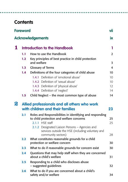 Child Protection and Welfare Practice Handbook - Health Service ...