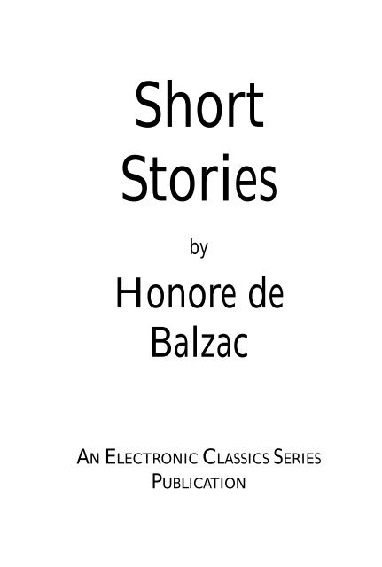 Short Stories - Penn State University