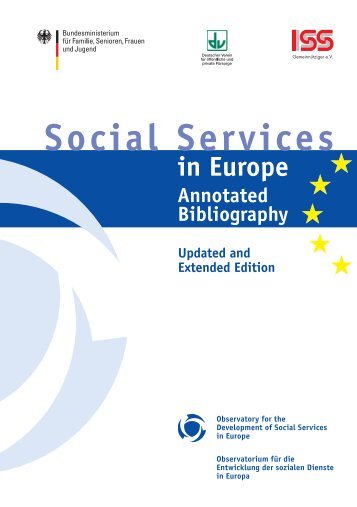 Social Services in Europe – An Annotated Bibliography