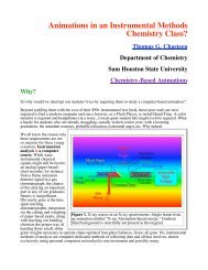 Animations in an Instrumental Methods Chemistry Class? (PDF