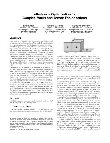 All-at-once Optimization for Coupled Matrix and Tensor Factorizations