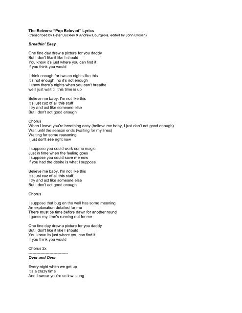 Where Are You Now Lyrics