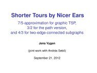 Shorter Tours by Nicer Ears