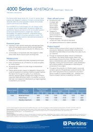 4016TAG1A Electro Unit - Perkins Engines