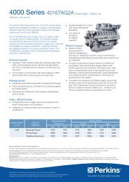 4016TAG2A Electro Unit - Perkins Engines