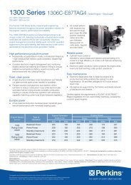 1306C-E87TAG4 ElectropaK - Perkins Engines