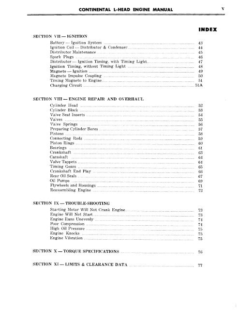 Continental L-Head Overhaul Manual - Igor Chudov