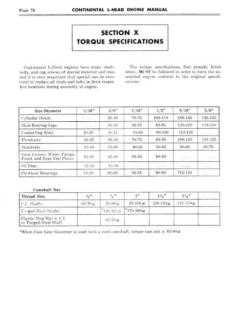 Continental L-Head Overhaul Manual - Igor Chudov