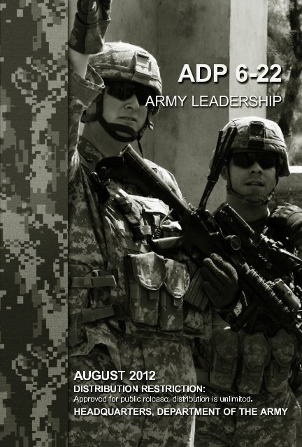 ADP 6-22 - Army Electronic Publications & Forms - U.S. Army