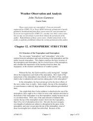 Chapter 12: Atmospheric Structure - Texas A&M University