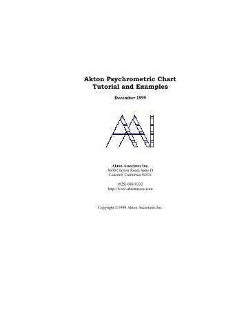 Akton Psychrometric Chart Tutorial and Examples - Aktonassoc.com