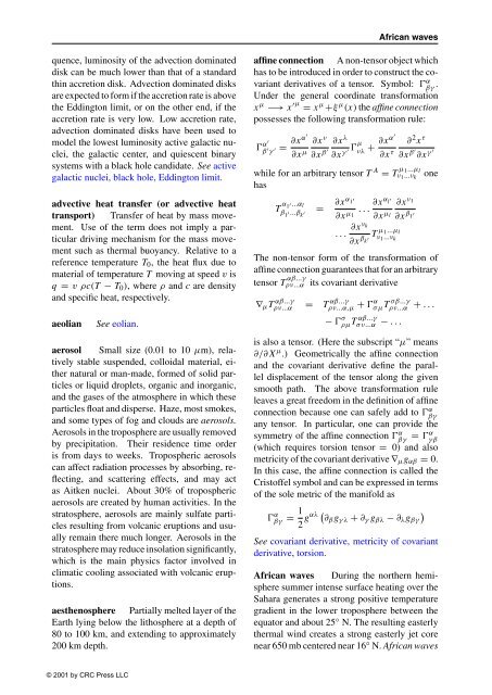 DICTIONARY OF GEOPHYSICS, ASTROPHYSICS, and ASTRONOMY