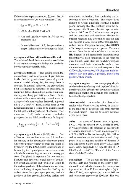 DICTIONARY OF GEOPHYSICS, ASTROPHYSICS, and ASTRONOMY