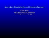 Bondi/Hoyle and Shakura/Sunyaev - Max-Planck-Institut für ...