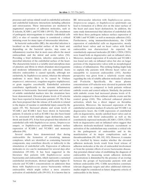 Leukocyte and Endothelial Cell Adhesion Molecules in Inflammation ...