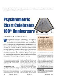 Psychrometric Chart Celebrates 100th Anniversary - ashrae