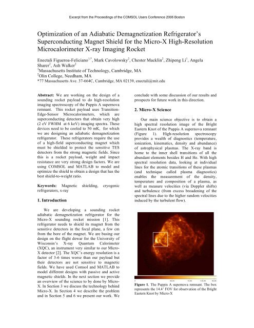 Optimization of an Adiabatic Demagnetization ... - COMSOL.com