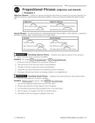 Grammar Exercise Workbook Ch 17 17 1 Prepositions Practice 1