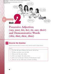 Unit 2: Possessive Adjectives and Demonstrative - The University of ...