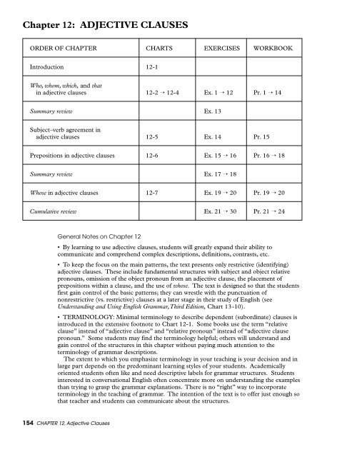 Chapter 12 Adjective Clauses Azargrammar Com