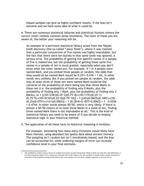 “Bayes' Theorem for Beginners: Formal Logic and ... - Richard Carrier