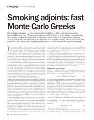 Smoking adjoints: fast Monte Carlo Greeks - Mathematical Institute
