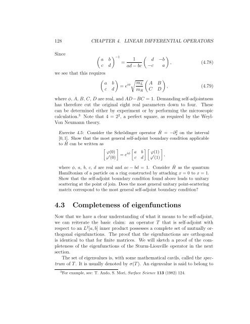 Chapter 4 Linear Differential Operators