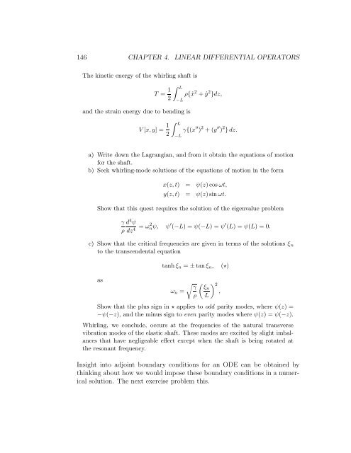 Chapter 4 Linear Differential Operators