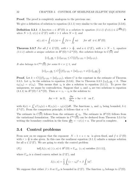 Optimal Control of Partial Differential Equations