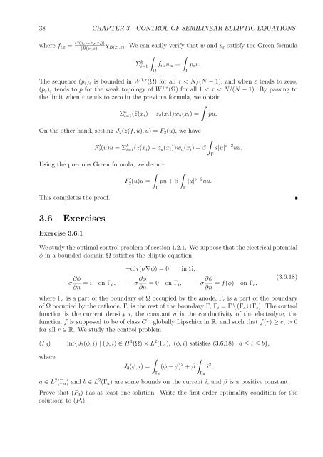 Optimal Control of Partial Differential Equations