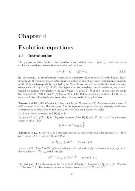 Optimal Control of Partial Differential Equations