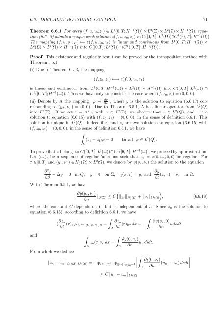 Optimal Control of Partial Differential Equations