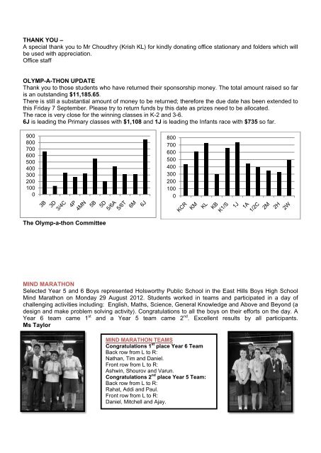 Rule of the Week - holsworthy public school