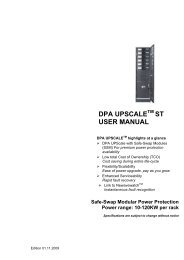DPA UPSCALE ST USER MANUAL - Atek Teknik A/S