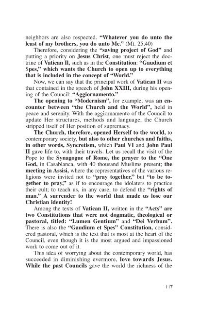 Vatican II ABOUT FACE! - Chiesa viva