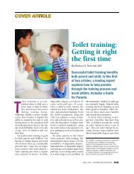 Toilet training: Getting it right the first time - American Business Media