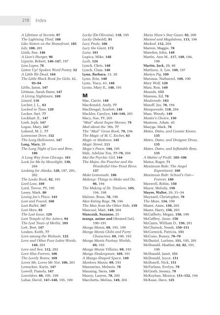 sample chapters and the book's index - ALA Store - American ...